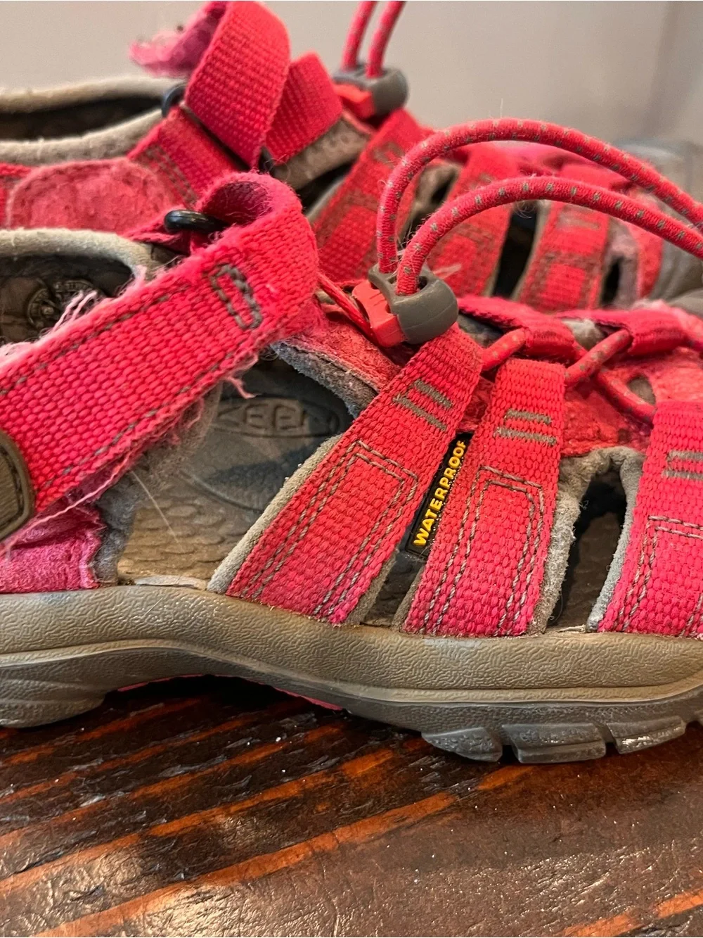 Keen Kids Hot Pink Closed-Toe Hiking Sandals